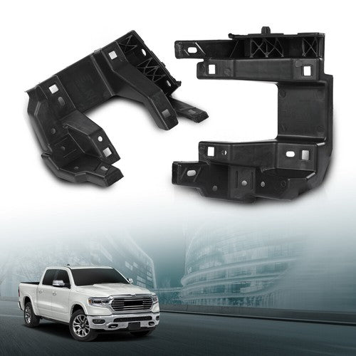 Solid Spare Front Bumper Fog Light Lamp Bracket Fit For 2019-2024 Ram 1500 Left+Right Side