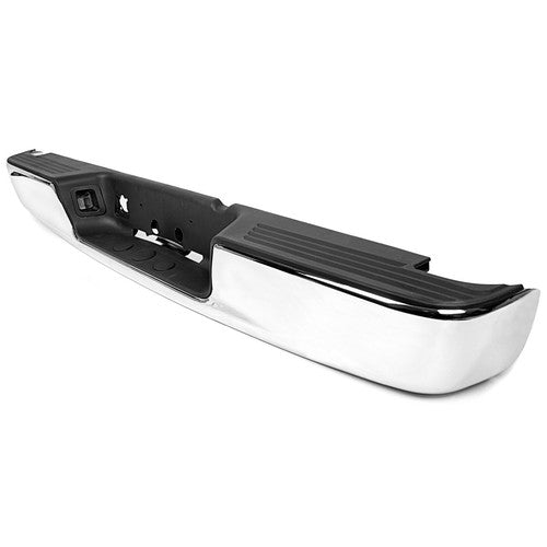Solid Spare Rear Bumper Black Step For 2002-2008 Dodge Ram 1500 2003-2009 Ram 2500 3500