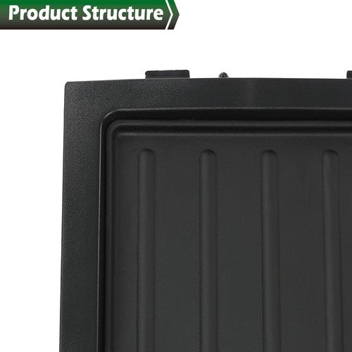 Solid Spare Dash Upper Storage Tray Mat Panel Trim Black Fit For 2004-2008 Ford F-150 F150