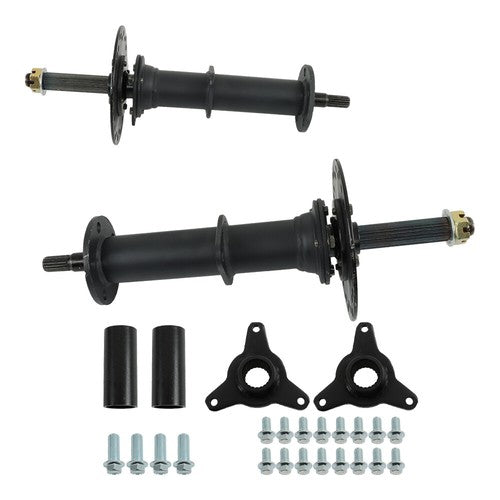 Solid Spare 40 Inch Rear Axle Kit with 3 Stud Hub Fit For 6 Inch and 7 Inch wheels
