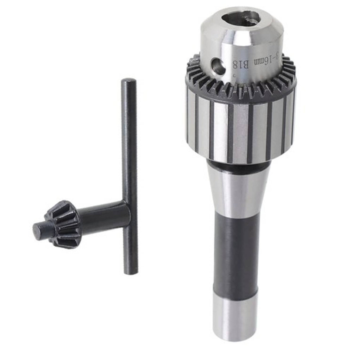 Solid Spare New Super Heavy Duty Drill Chuck 5/8" Capacity With R8 Shank & Tightening Key R8