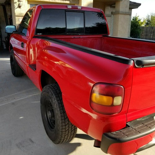 Solid Spare For 1999-2005 2003 Chevy Silverado GMC Sierra 1500 Stepside LH RH Bed Rail Caps
