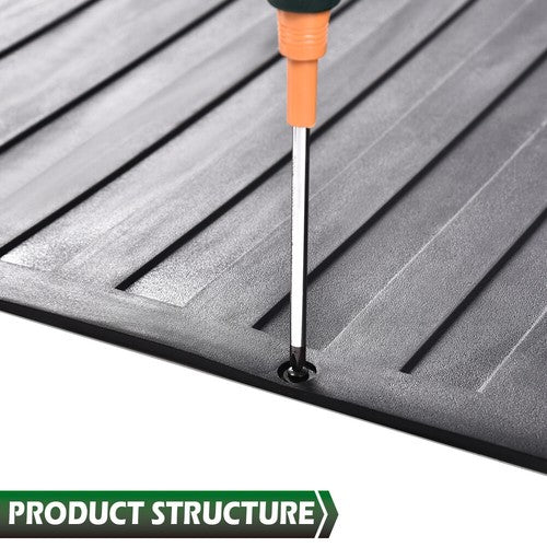 Solid Spare Fit For Pickup Trucks Heavy Duty Waterproof Rubber Tailgate Mat / Pad /Protector