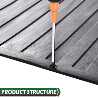 Solid Spare Fit For Pickup Trucks Heavy Duty Waterproof Rubber Tailgate Mat / Pad /Protector