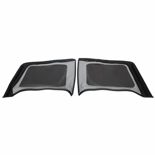 Solid Spare Fit Jeep Wrangler 4 DR JK Soft Top 2007-2009 Tinted Windows Black Sailcloth