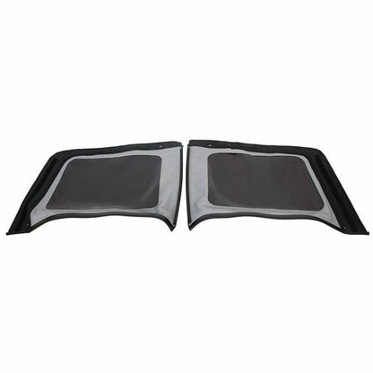 Solid Spare Fit Jeep Wrangler 4 DR JK Soft Top 2007-2009 Tinted Windows Black Sailcloth