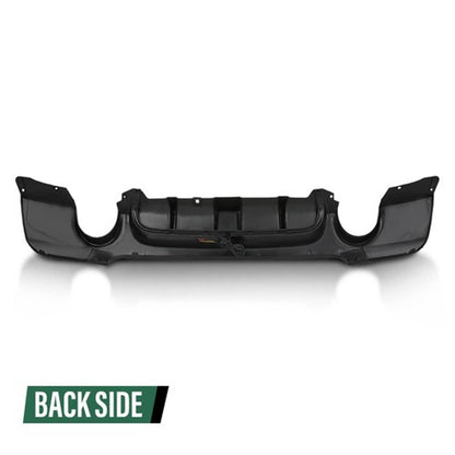 Solid Spare Rear Bumper Diffuser w/ Light Fit For 2007-2013 BMW E92 E93 3 Series M Sport