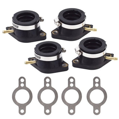Solid Spare Carburetor Intake Manifold Boot Set For Yamaha XJ550 Maxim Seca XJ550R 1981-1983