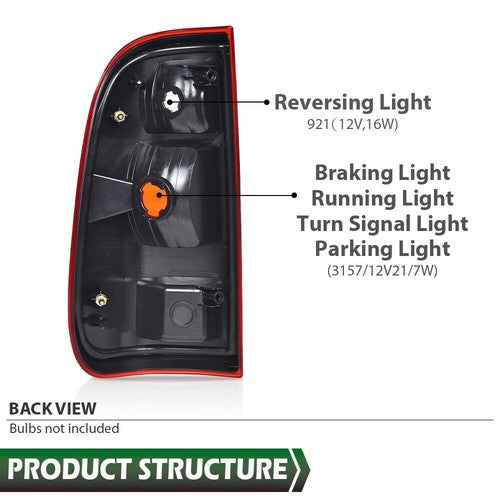 Solid Spare Tail Light Brake Lamp Right Fit For 08-2016 Ford F250 F350 F450 F550 Super Duty