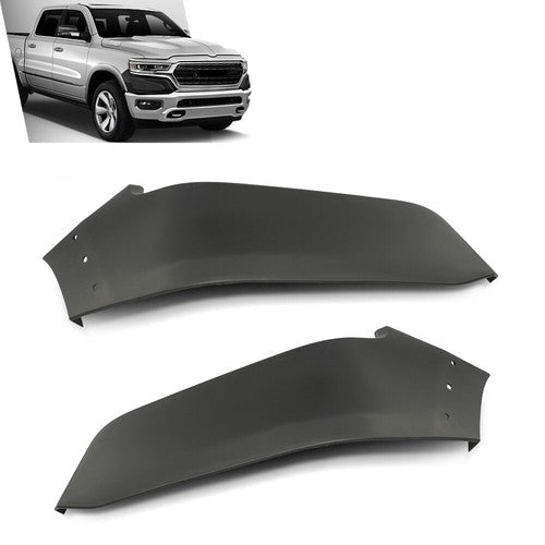 Solid Spare Fit For 2019-2022 Dodge Ram 1500 Front Bumper Filler Panel Left & Right Side