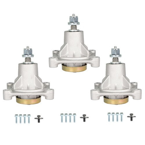 Solid Spare 3pcs Spindle Assembly For 48inch Husqvarna Ride on Mowers YTH1848XP YTH2148XP