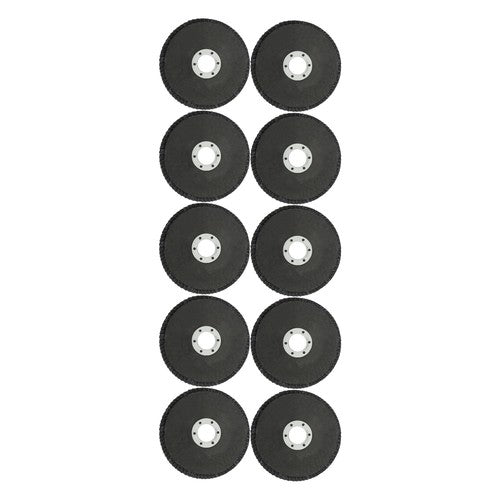 Solid Spare 10 Pack 4-1/2"×7/8" 120 Grit Premium Zirconia Flap Disc T29 Sanding Grinding