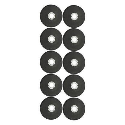 Solid Spare 10 Pack 4-1/2"×7/8" 120 Grit Premium Zirconia Flap Disc T29 Sanding Grinding