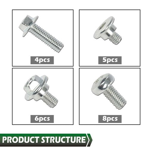 Solid Spare Fit For Honda CR 60 80 85 125 250 450 480 500 Fenders Seat Shroud Bolt Kit