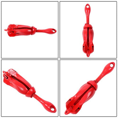 Solid Spare Marine Kayak Anchor Kit 3.3 lb Folding Grapnel Anchor Kit Boat Anchor 2 Pack