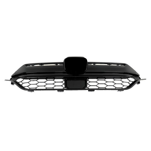 Solid Spare For Honda CR-V 2020 2021 2022 Front Upper Grille and 2pcs Chrome Trim Plastic