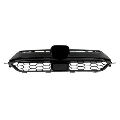 Solid Spare For Honda CR-V 2020 2021 2022 Front Upper Grille and 2pcs Chrome Trim Plastic