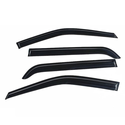 Solid Spare For Ford Explorer 2011-2019 Window Shade Visor Guards Sun Rain Shade Smoke Black