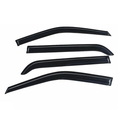 Solid Spare For Ford Explorer 2011-2019 Window Shade Visor Guards Sun Rain Shade Smoke Black