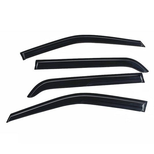 Solid Spare For Ford Explorer 2011-2019 Window Shade Visor Guards Sun Rain Shade Smoke Black