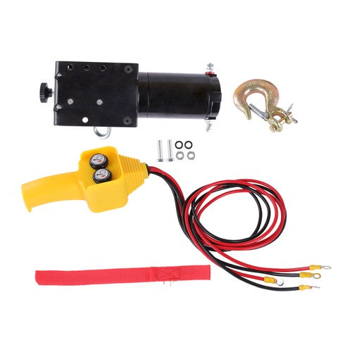 Solid Spare 3000 lb Electric Winch 12VDC/1.3HP ATV Winch 3/16in*32ft Heavy Duty Steel Cable