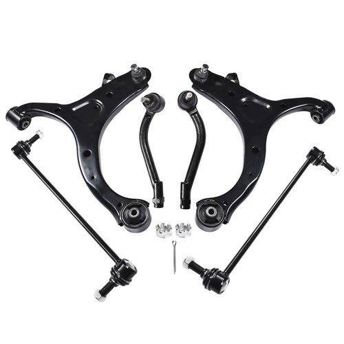 Solid Spare Fit For Kia Sorento 2011-2013 6Pcs Control Arms Ball Joint Tie Rods K621685