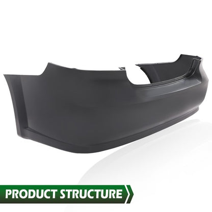 Solid Spare Fit For 2007-2011 Chevrolet Aveo Sedan Rear Bumper Cover Fascia New