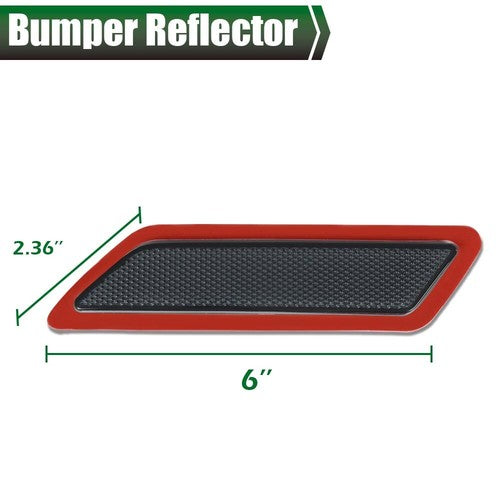 Solid Spare Smoke Bumper Reflector Side Marker Front Left & Right Fit For 2012-2015 BMW 328i