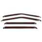 Solid Spare Fit For 15-24 Ford F150 SuperCrew Window Visor In Channel Rain Guards Vent Shade