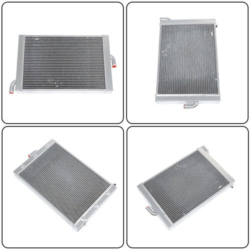 Solid Spare 2-Row Aluminum Radiator For 2017 2018 2019 2020 2021 POLARIS RZR 1000 XP S Turbo