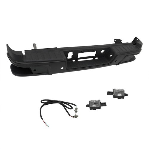 Solid Spare For 2019-2021 Chevy Colorado GMC Canyon Steel Rear Step Bumper Black NEW