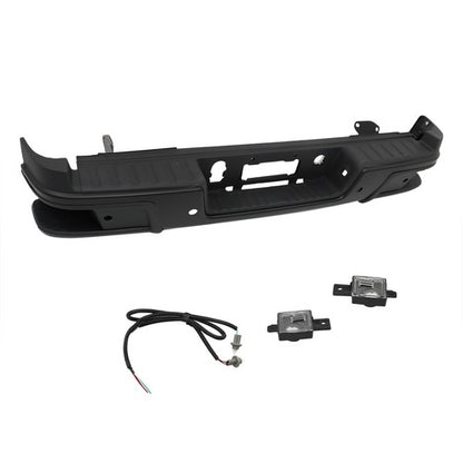 Solid Spare For 2019-2021 Chevy Colorado GMC Canyon Steel Rear Step Bumper Black NEW