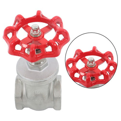 Solid Spare Heavy Duty Stainless Steel Gate Valve DN40 1-1/2" NPT