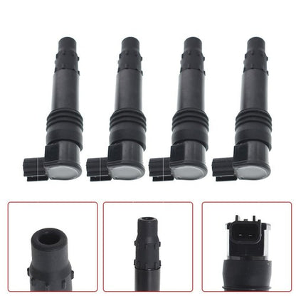Solid Spare 4PCS 129700-4400 Ignition Coils Packs For Suzuki Hayabusa GSX1300R 99-09 11-12