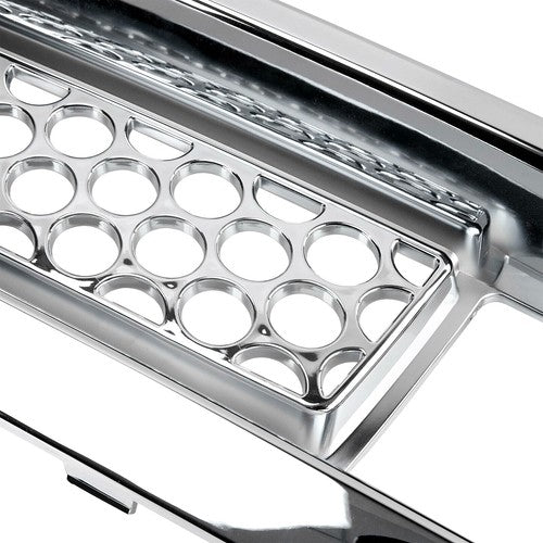 Solid Spare FOR 07-13 GMC SIERRA 1500 DENALI PICKUP BOTTOM LOWER BUMPER MESH GRILLE CHROME