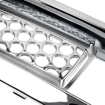 Solid Spare FOR 07-13 GMC SIERRA 1500 DENALI PICKUP BOTTOM LOWER BUMPER MESH GRILLE CHROME