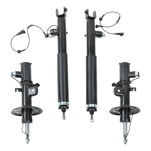 Solid Spare DA5Z-18125-F 4× Front Rear Shock Struts Assys w/Electronic For Lincoln MKS 13-16