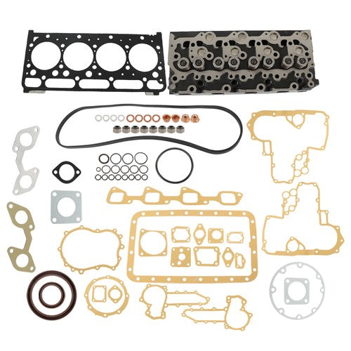 Solid Spare Fit For Kubota V2203 Engine/Bobcat 753 773 Complete Cylinder Head + Full Gasket