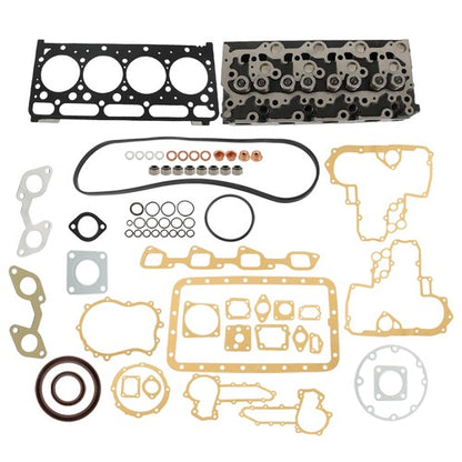 Solid Spare Fit For Kubota V2203 Engine/Bobcat 753 773 Complete Cylinder Head + Full Gasket