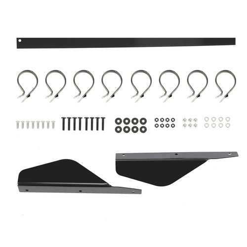 Solid Spare Top Roof Aluminum Powder Coated Black For Polaris RZR Turbo S 4 2022