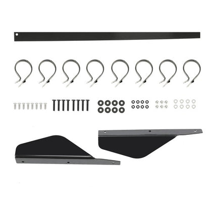 Solid Spare Top Roof Aluminum Powder Coated Black For Polaris RZR Turbo S 4 2022