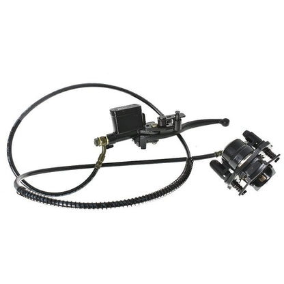 Solid Spare Left Brake Master Cylinder Caliper Assembly ATV Rear 90cc 110cc 125cc Chinese US