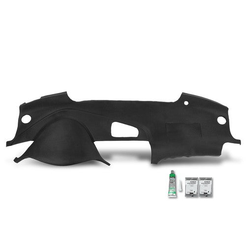 Solid Spare TPE Dash Cover Cap Dashboard Overlay Black Fit For 2004-2008 Acura TL