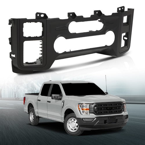 Solid Spare Fit For 21-23 Ford F-150 A/C Heater Climate Control Dash Center Console Bezel