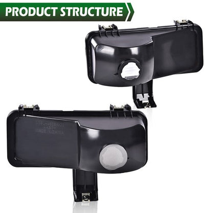 Solid Spare Fit For 81-82 Chevy Silverado GMC Front Turn Signal Park Lamps White Lights