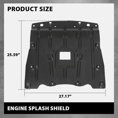 Solid Spare Fit For 2019-2025 BMW X7 X6 X5 Front Center Engine Splash Shield Under Cover