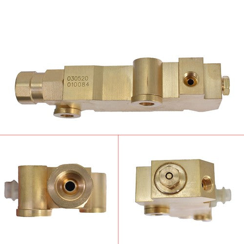 Solid Spare Disc Brake Proportioning Valve 9/16" 1/2" Lines&Bracket PV2 Combination 1722215