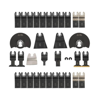 Solid Spare Oscillating Saw Blades Combination Multitool Kit for Wood Metal 35 PCS