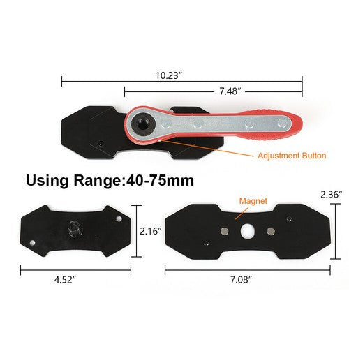 Solid Spare Car Ratchet Brake Piston Caliper Spreader Brake Caliper Press Tool Separator Pad