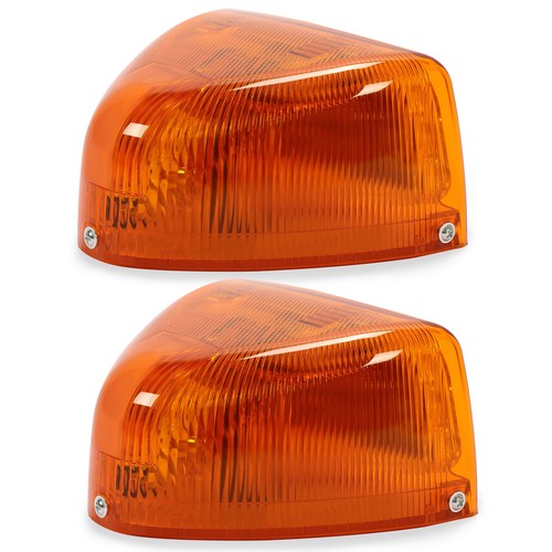 Solid Spare Pair 31 LED For Peterbilt 379 359 Turn Signal Light -Amber LED/Amber Lens RH LH